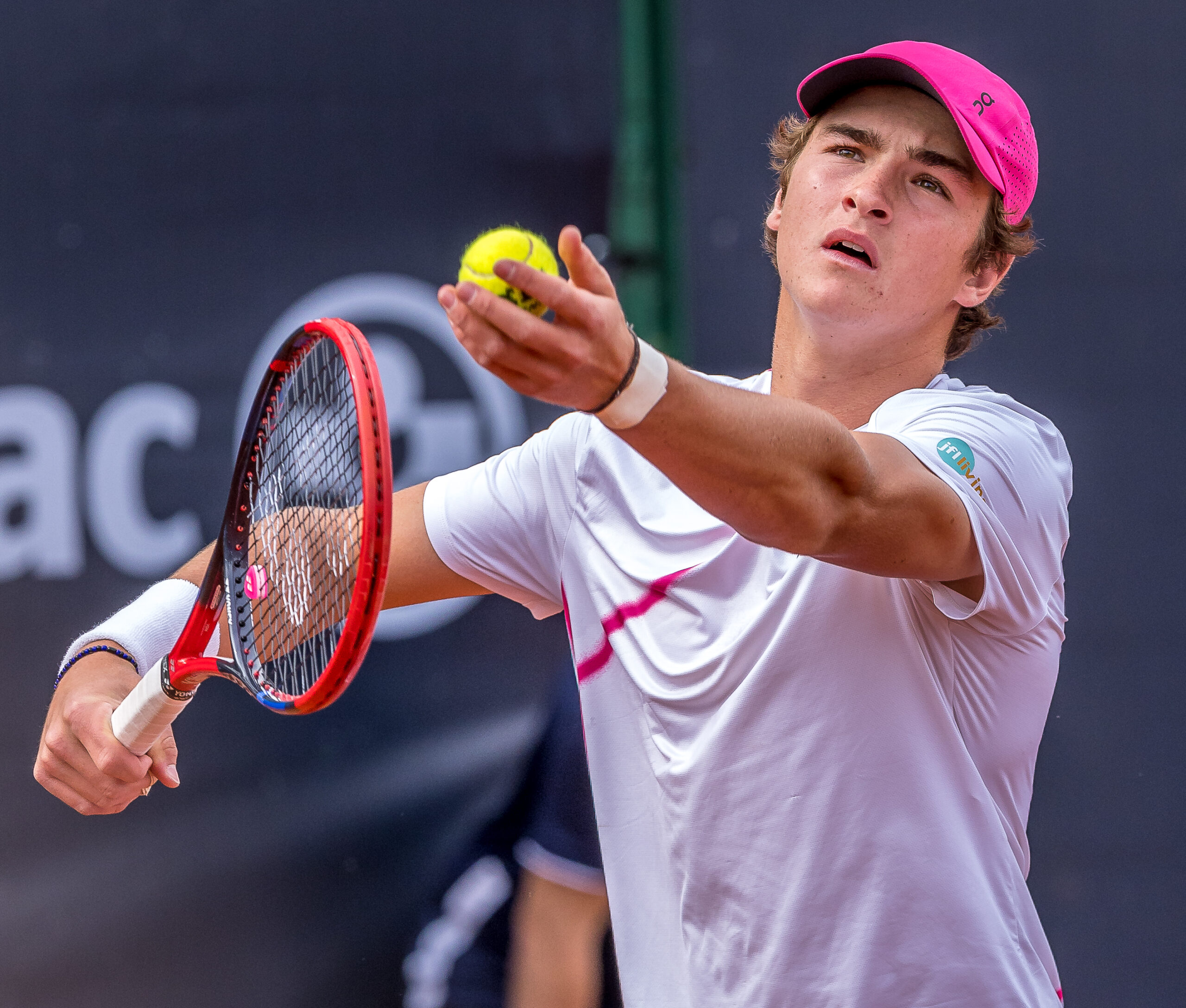 Joao Fonseca at Tiriac Open ATP Tour 250, Bucharest, Romania 2024 photo: Emil Sebastian Popescu/SportPulse