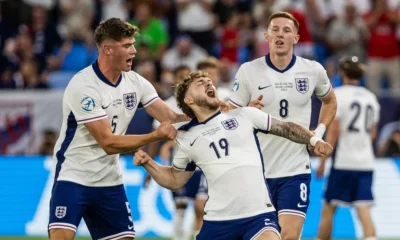 Harvey Elliott, celebratand primul gol al Angliei U21 impotriva Germaniei U21, foto-profimedia