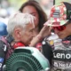 Marc Marquez si Davide Tardozzi, Ducati Lenovo Team, foto gold and Goose