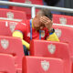 Daniel Pancu in tribuna la meciul de fotbal dintre Italia U21 si Romania U21, din cadrul UEFA EURO U21 2025, desfasurat pe Stadionul Anton Malatinský din Trnava, miercuri 11 iunie 2025. © FOTO:Razvan Pasarica/SPORT PICTURES