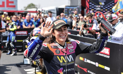 Beatriz Neila -Ampito Crescent Yamaha, castigatoarea etapei de pe Donington Park, foto WSBK