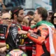 Danilo Petrucci (stanga) si Nicolo Bulega (dreapta), Italian WorldSBK parc ferme, foto - Gold and Goose.