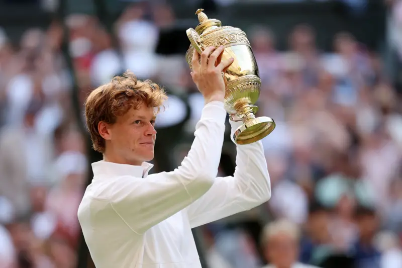 Jannik Sinner, castigator Wimbledon 2025, foto Imago