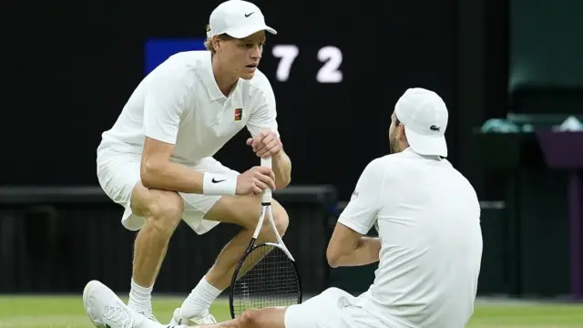 Sinner v Dimitrov, Wimbledon, foto-Imago