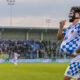 Marius Lupu, celebrand golul in meciul din prima runda de calificare in Europa League, Paksi vs Corvinul, foto Emil Sebastian Popescu/SportPulse