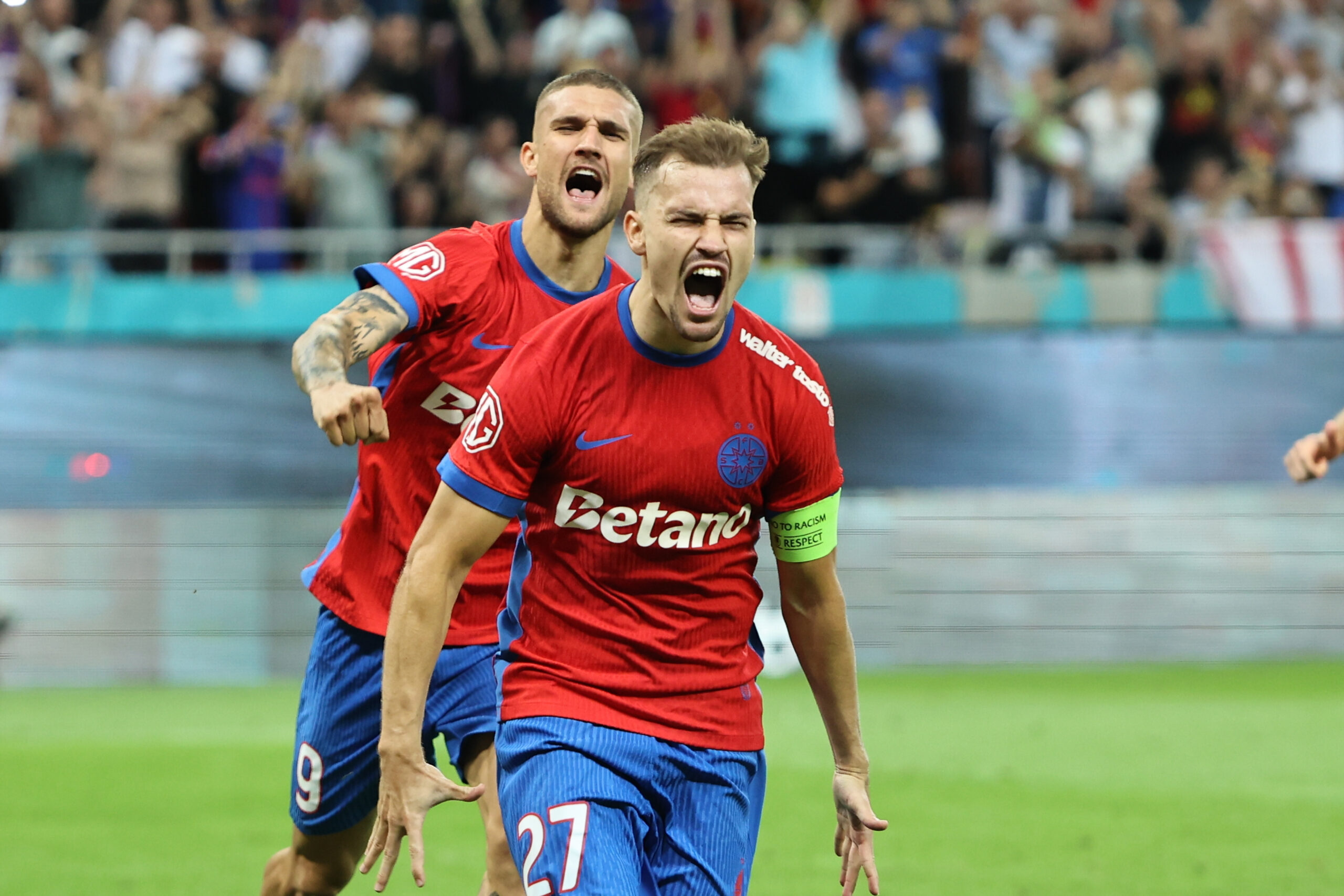 Darius Olaru, FCSB dupa marcarea unui gol, FOTO:Gheorghe Fluster/SPORT PICTURES