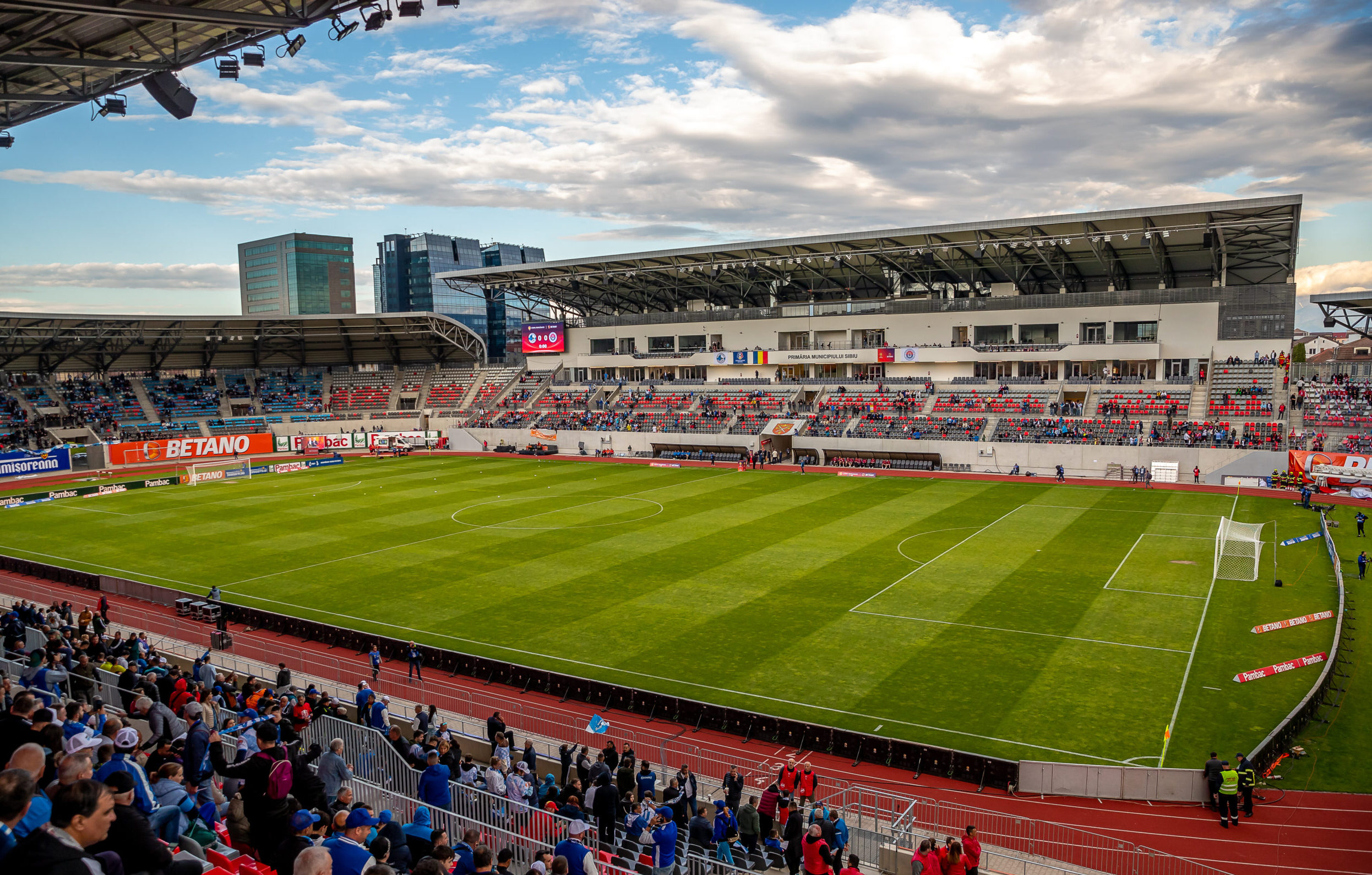 Stadionul Municipal, Sibiu-Romania foto Emil Sebastian Popescu/SportPulse