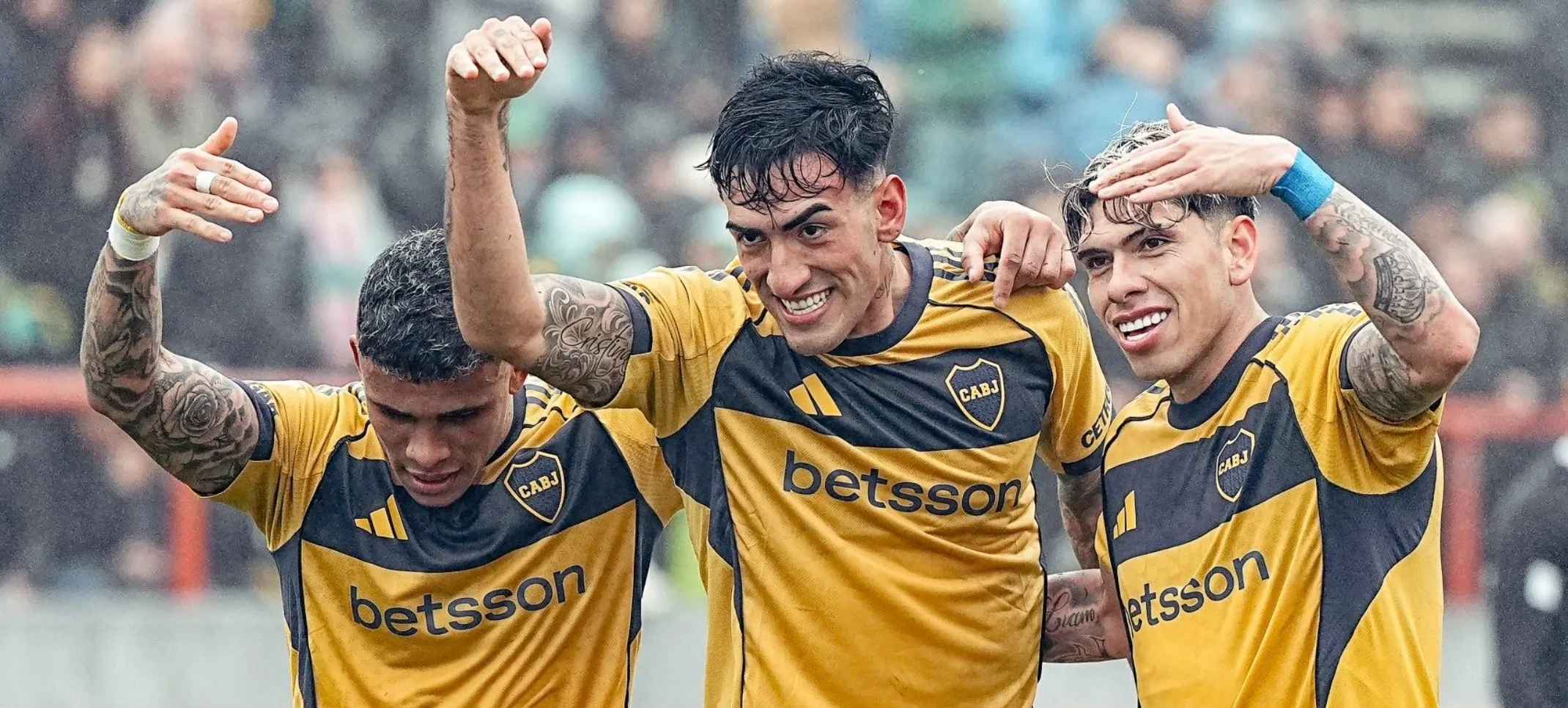 Jucatorii lui Boca Juniros celebrand, FOTO: TNT SPORTS