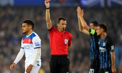 Max Aarons, eliminat in meciul de Uefa Champions League dintre Club Brugge vs Glasgow Rangers, foto:Imago