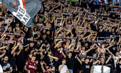 Suporteri CFR Cluj, foto: Horvath Tamas/ SportPulse
