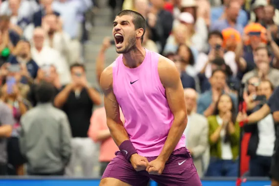 Carlos Alcaraz, finalis US Open, FOTO: Al Jazeera