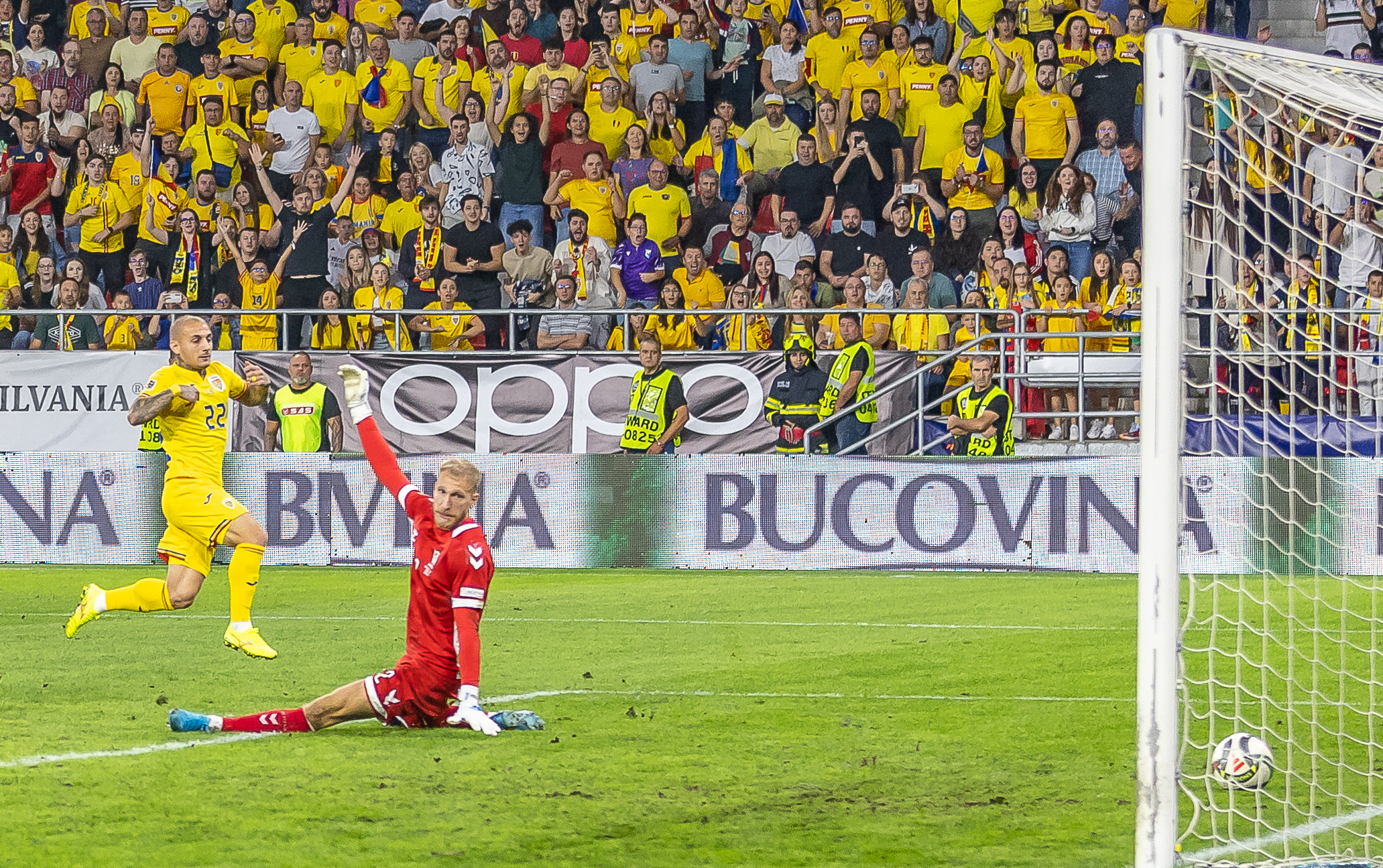 Alexandru Mitrita, marcand in meciul din grupele Nations League dintre Romania vs Lituania, Stadionul Ghencea, Bucuresti, 09 sept 2024, FOTO/Emil Sebastian Popescu/SportPulse