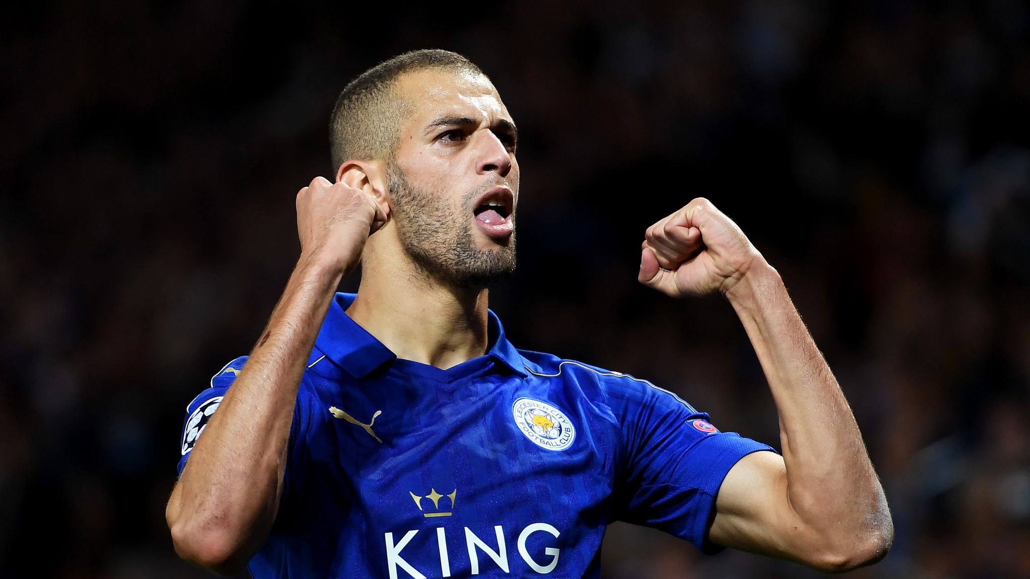 Islam Slimani, fost jucator Leicester City, FOTO:SkySports
