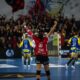 Lorena Ostase - Gloria Bistrita, celebrand victoria meciului de EHF Champions League cu Storhamar Handaball Elite, FOTO: Pagina oficiala Gloria Bistrita