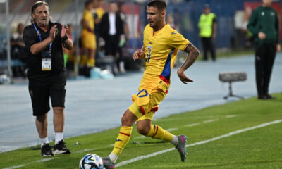 Mihnea Radulescu in meciul de fotbal dintre Romania U21 si Kosovo U21, contand pentru Grupa A de calificare la Campionatul European U21 2027, desfasurat pe Stadionul Emil Alexandrescu din Iasi, vineri 5 septembrie 2025. © FOTO:Tudy/SPORT PICTURES