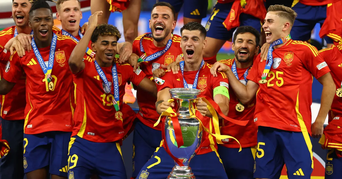 Spania celebrand castigarea Euro 2024, FOTO: Catalan news