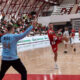 Andrii Akimenko si Mihai Andrei Merla in meciul de handbal masculin dintre CS Dinamo Bucuresti si CSU Cluj-Napoca, contand pentru Liga Zimbrilor 25-26, desfasurat in Sala Polivalenta Dinamo din Bucuresti, vineri 29 august 2025. © FOTO: Mihai Neacsu/SPORT PICTURES