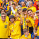 Loredana Groza, Pavel Bartos si Marius Moga alaturi de suporterii natioalei, FOTO/Emil-Sebastian Popescu/SportPulse
