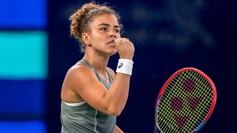 Jasmine Paolini in meciul cu Iga Swiatek la Wuhan Open, FOTO:Outlook India