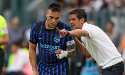Lautaro Martinez capiatnul lui Inter si Cristian Chivu, antrenor Inter, FOTO:IMAGO