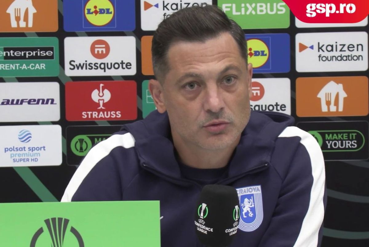 Mirel Radoi la conferinta premergatoare meciului cu Rakow