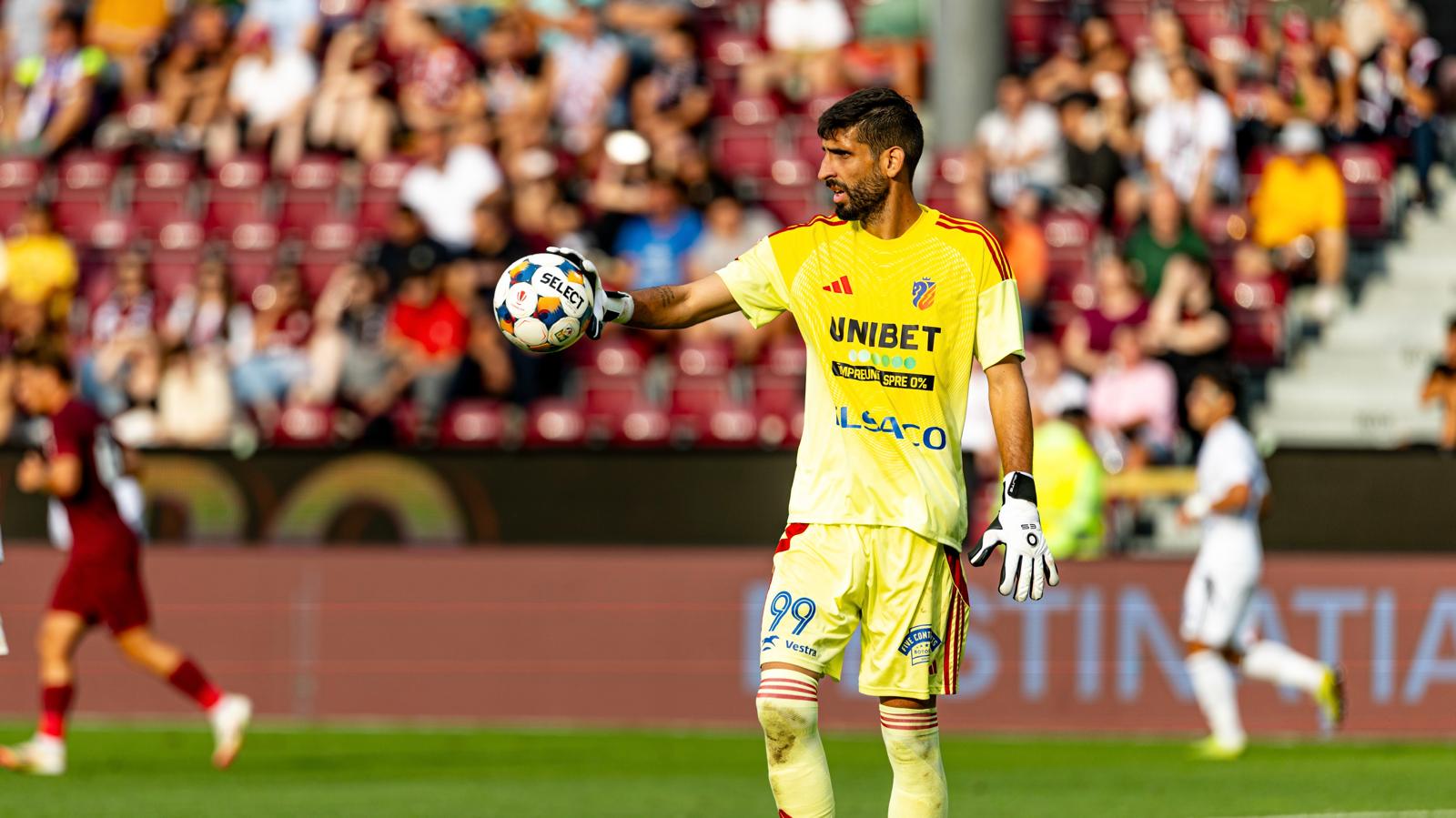 Giannis Anestis, portarul celor de la FC Botosani, FOTO/Horvath Tamas/SportPulse