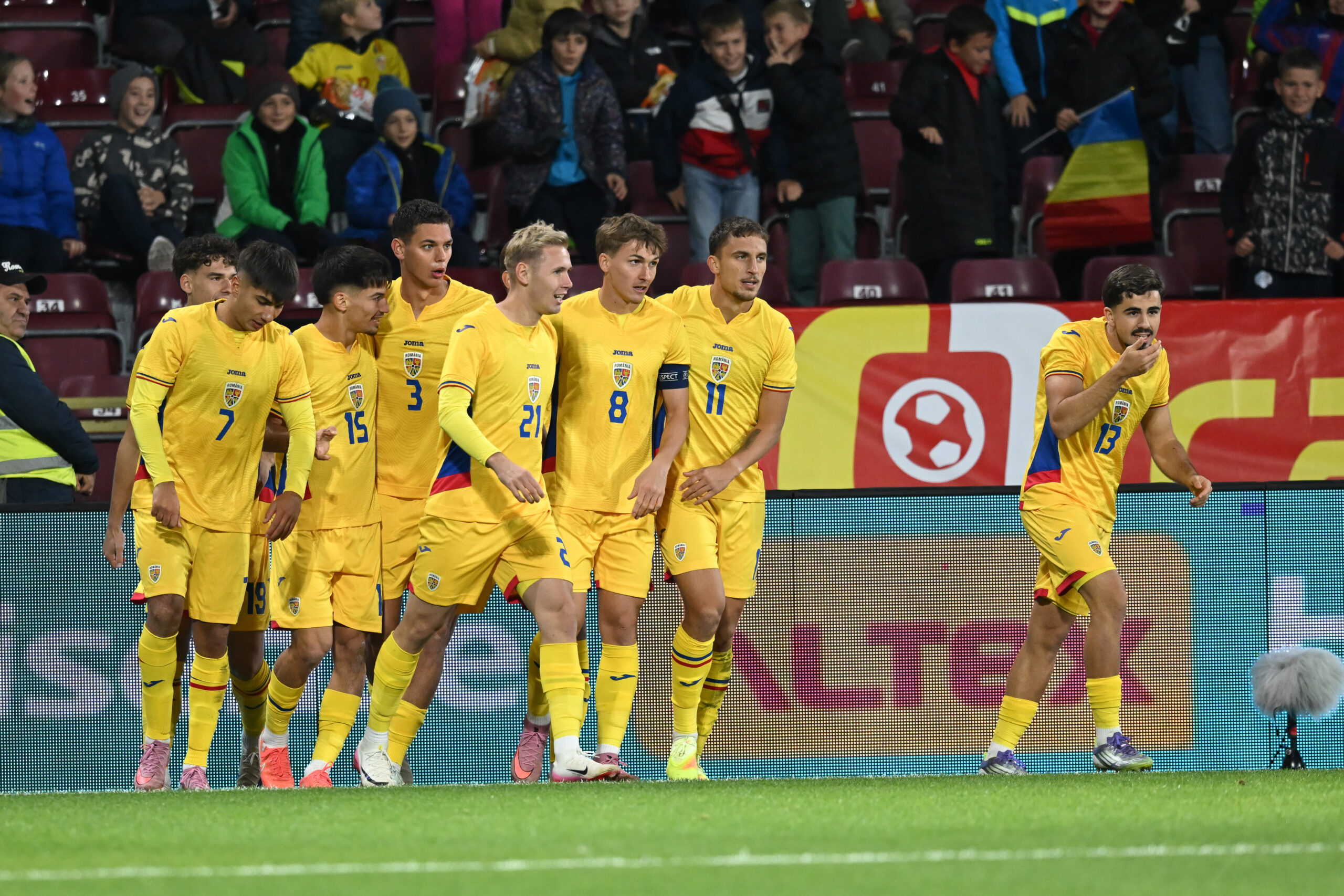 Romania U21 si Cipru U21, contand pentru Grupa A de calificare la Campionatul European U21 2027, desfasurat pe Stadionul Dr.Constantin Radulescu din Cluj-Napoca, © FOTO:Flaviu Buboi/SPORT PICTURES