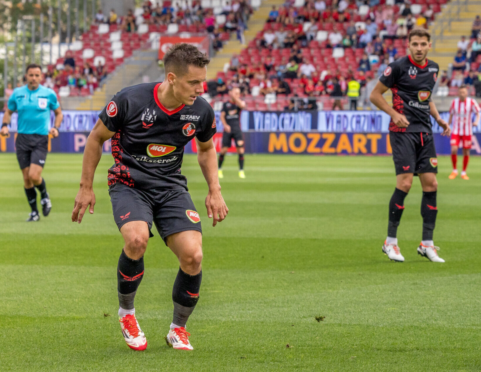 Lorand Paszka-FK Miercurea Ciuc, in meciul de fotbal dintre UTA Arad si FK Miercurea Ciuc, din cadrul Superligii Superbet, desfasurat pe Stadionul Francisc von Neuman din Arad, sambata 27 septembrie 2025. FOTO: Emil-Sebastian Popescu / SportPulse