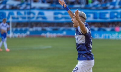 Marcelo Torres de la Gimnasia y Esgrima La Plata, celebrand golul, FOTO/Emil Sebastian Popescu/SportPulse