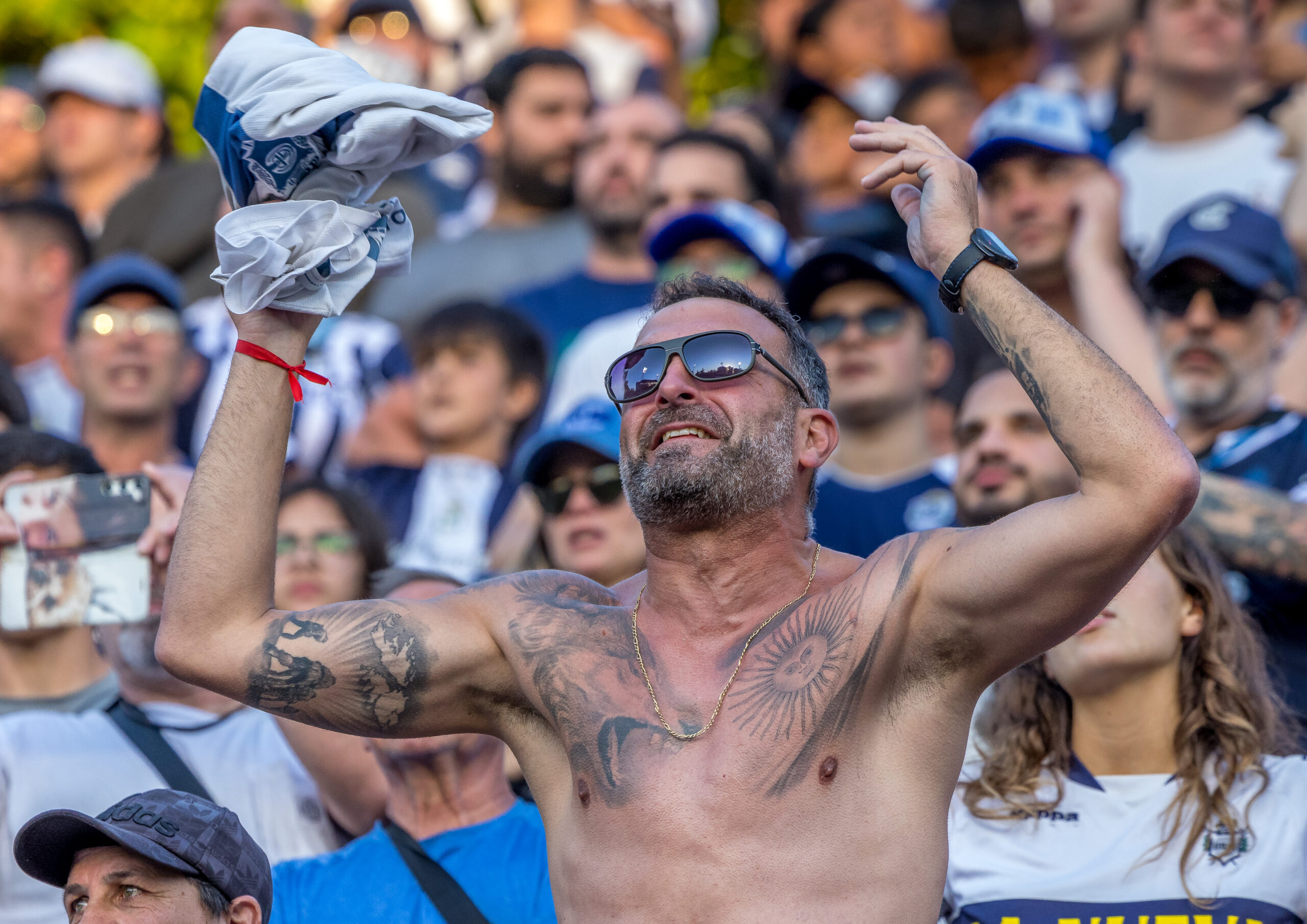 Suporter Gimnasia y Esgrima La Plata, FOTO/Emil-Sebastian Popescu/SportPulse