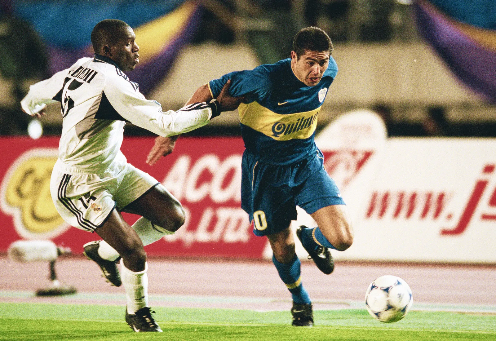 Juan Roman Riquelme, Boca Juniors in finala Cupei Intercontinentale, Tokyo, 2000, FOTO:IMAGO