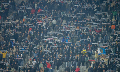 Suporterii lui U Cluj incurajandu-si echipa favorita, FOTO/ Emil Sebastian Popescu/SportPulse