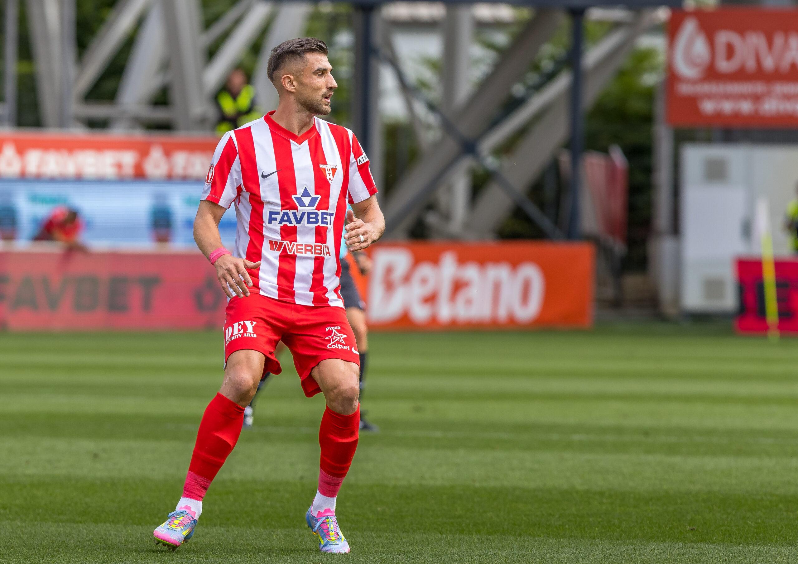Marius Coman, atacantul lui UTA Arad, FOTO/ Emil Sebastian Popescu/SportPulse