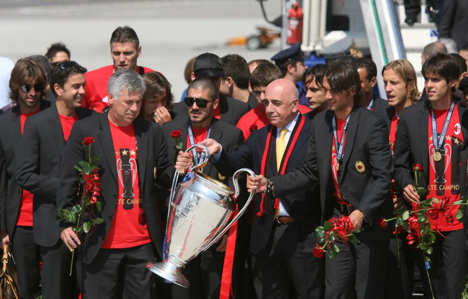 Ancelotti, Gattuso, Galliani si Maldini, FOTO:IMAGO