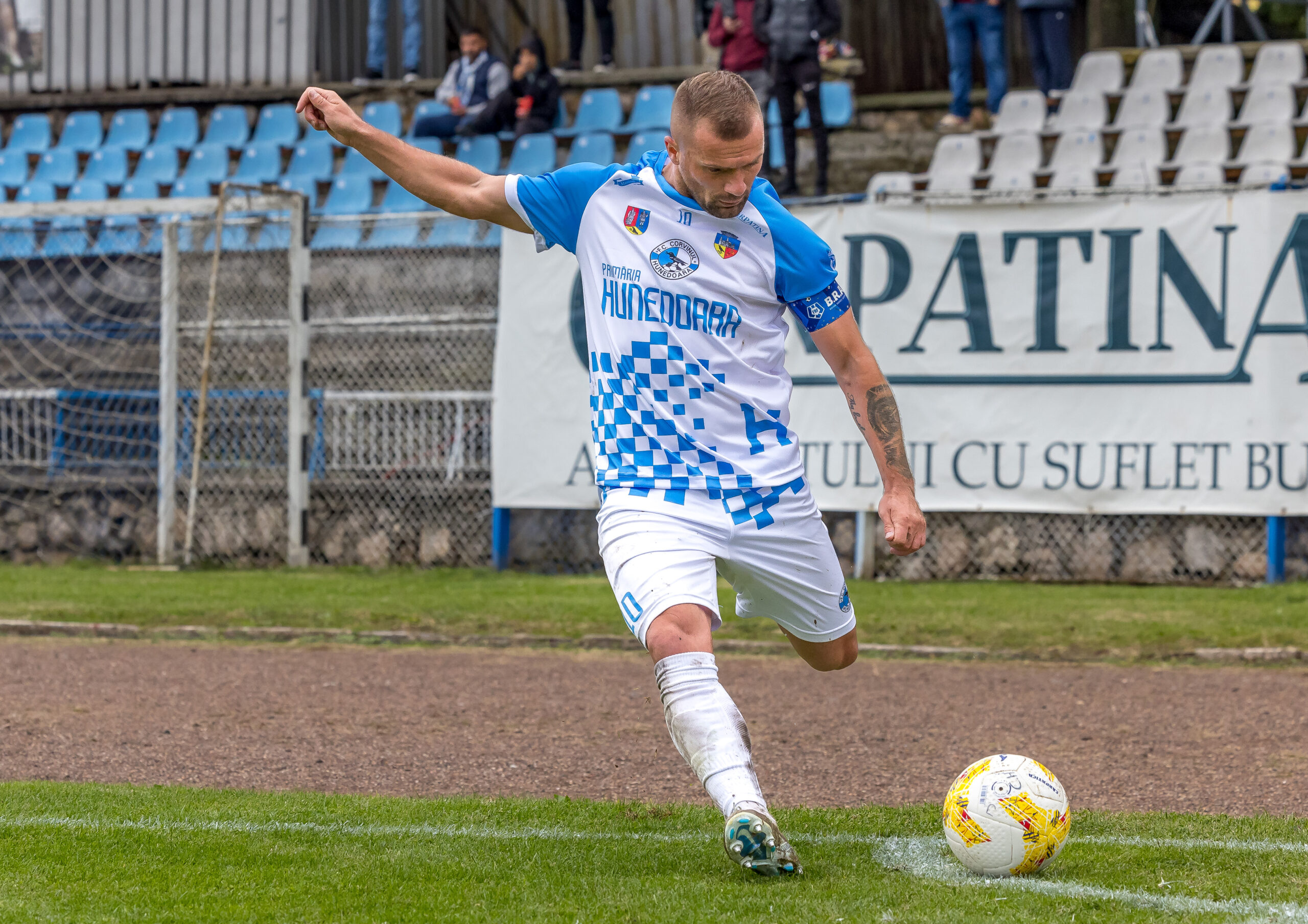 Alexandru Neacsa, capitanul celor de la Corvinul Hunedoara, FOTO: Emil-Sebastian Popescu/SportPulse
