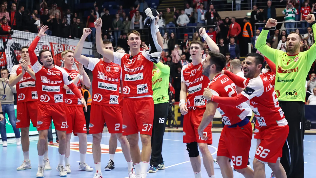 Jucatorii echipei de handbal Dinamo Bucuresti, FOTO:IMAGO