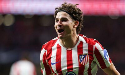 Julián Álvarez, Atletico Madrid celebrand, FOTO/Emil Sebastian Popescu/espPhoto