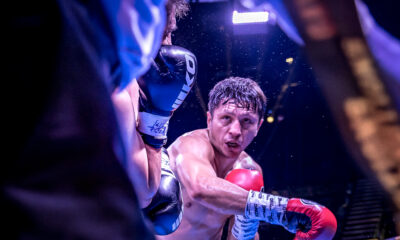 The WBF World Light Heavyweight Title between Juan Meteoro Boada from Columbia vs Ronald Gavril from Romania, Return of The Thrill Gavril 2 Picture by Emil Sebastian Popescu/espPhoto