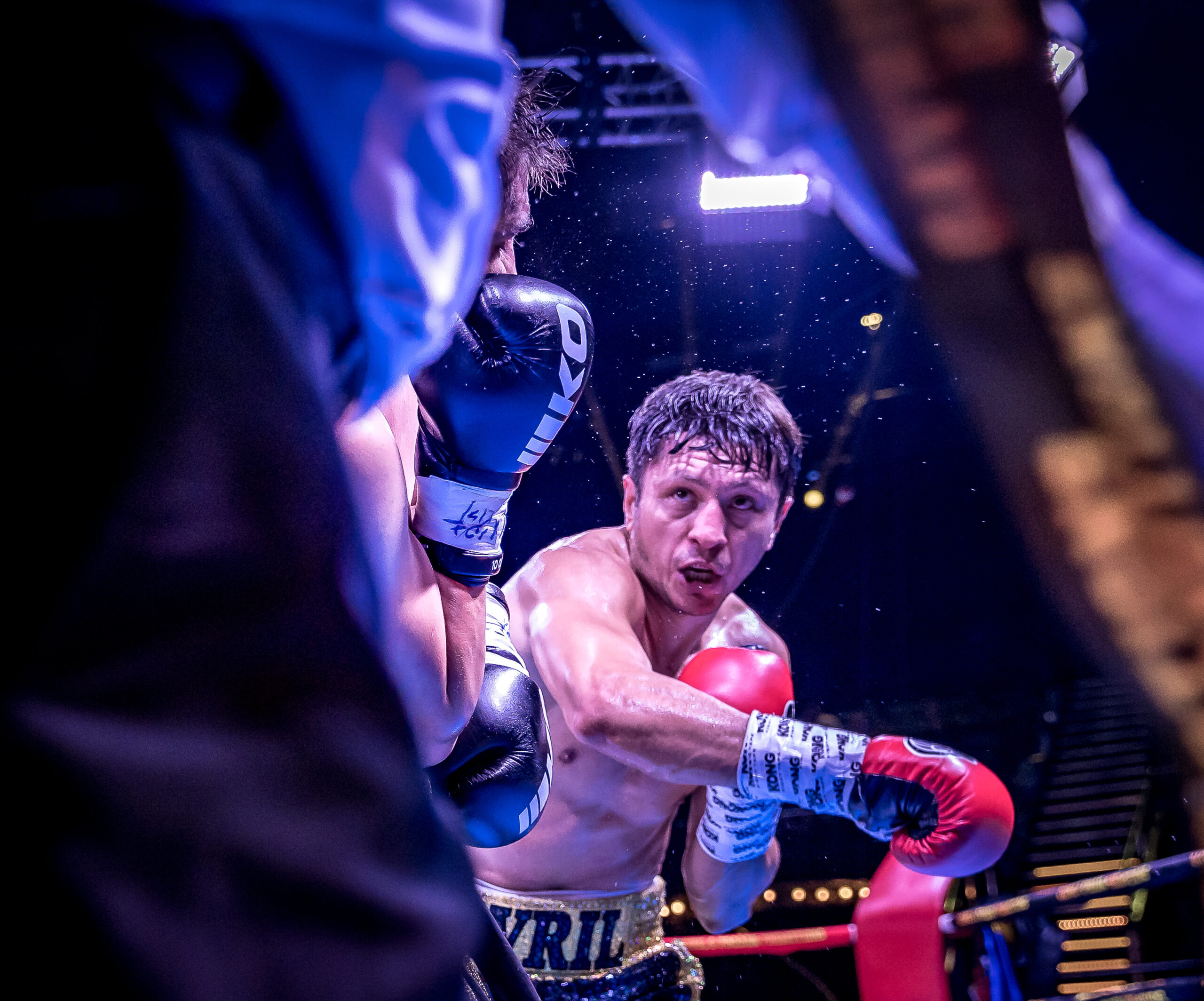 The WBF World Light Heavyweight Title between Juan Meteoro Boada from Columbia vs Ronald Gavril from Romania, Return of The Thrill Gavril 2 Picture by Emil Sebastian Popescu/espPhoto