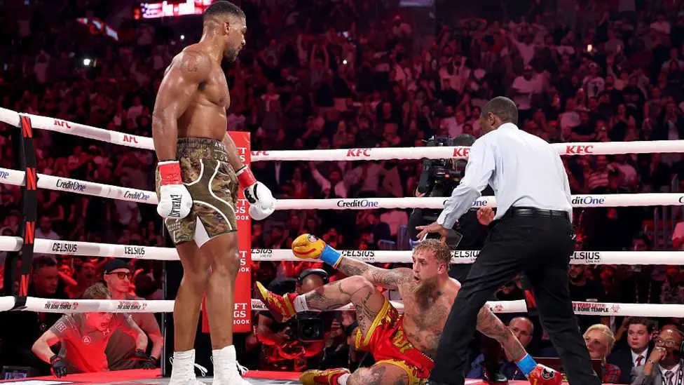 Anthony Joshua castigand prin KO, FOTO:IMAGO