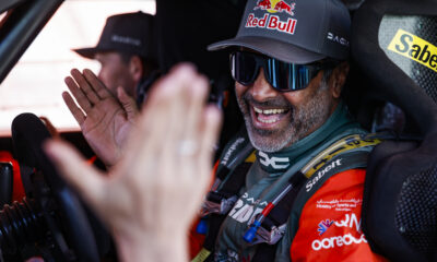 AL-ATTIYAH Nasser (qat), The Dacia Sandriders, Dacia, Ultimate, BF Goodrich, FIA W2RC, portrait during the Stage 12 of the Dakar 2026, on January 16, 2026 between Al Henakiyah and Yanbu, Saudi Arabia