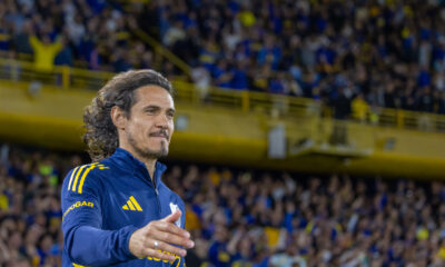 Edison Cavani de la Boca Juniors, inaintea meciului de fotbal din Clausura etapa 16, Club Atletico Boca Juniors si Club Atletico Tigre desfasurat pe Stadionul La Bombonera, Buenos Aires, Argentina, FOTO: Emil-Sebastian Popescu/SportPulse