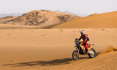 77 BENAVIDES Luciano (arg), Red Bull KTM Factory Racing, KTM, Rally GP, FIM W2RC, action during the Stage 7 of the Dakar 2026, on January 11, 2026 between Riyadh and Wadi Ad-Dawasir, Saudi Arabia