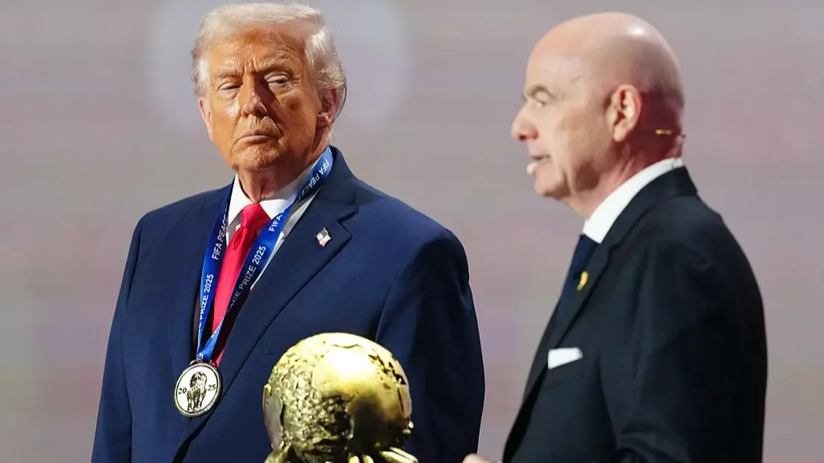 Trump si Infantino, FOTO/Sportbible