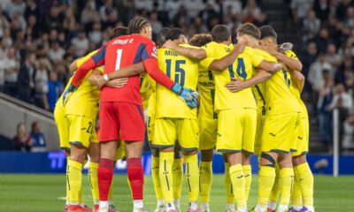 Jucatorii lui Villarreal CF inaintea partidei, Foto: Emil-Sebastian Popescu / SportPulse