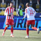 Marius Catalin Coman se bucură dupa un gol marcat alături de Hakim Djamel Abdallah in meciul dintre Unirea Slobozia si UTA Arad, contand pentru Superliga Superbet, desfasurat pe Stadionul 1 Mai din Slobozia, sambata 17 ianuarie 2026. © FOTO:Razvan Pasarica/SPORT PICTURES
