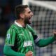 Domenico Berardi, capitanul lui Sassuolo celebrand golul al doilea, FOTO:ClacioItalia