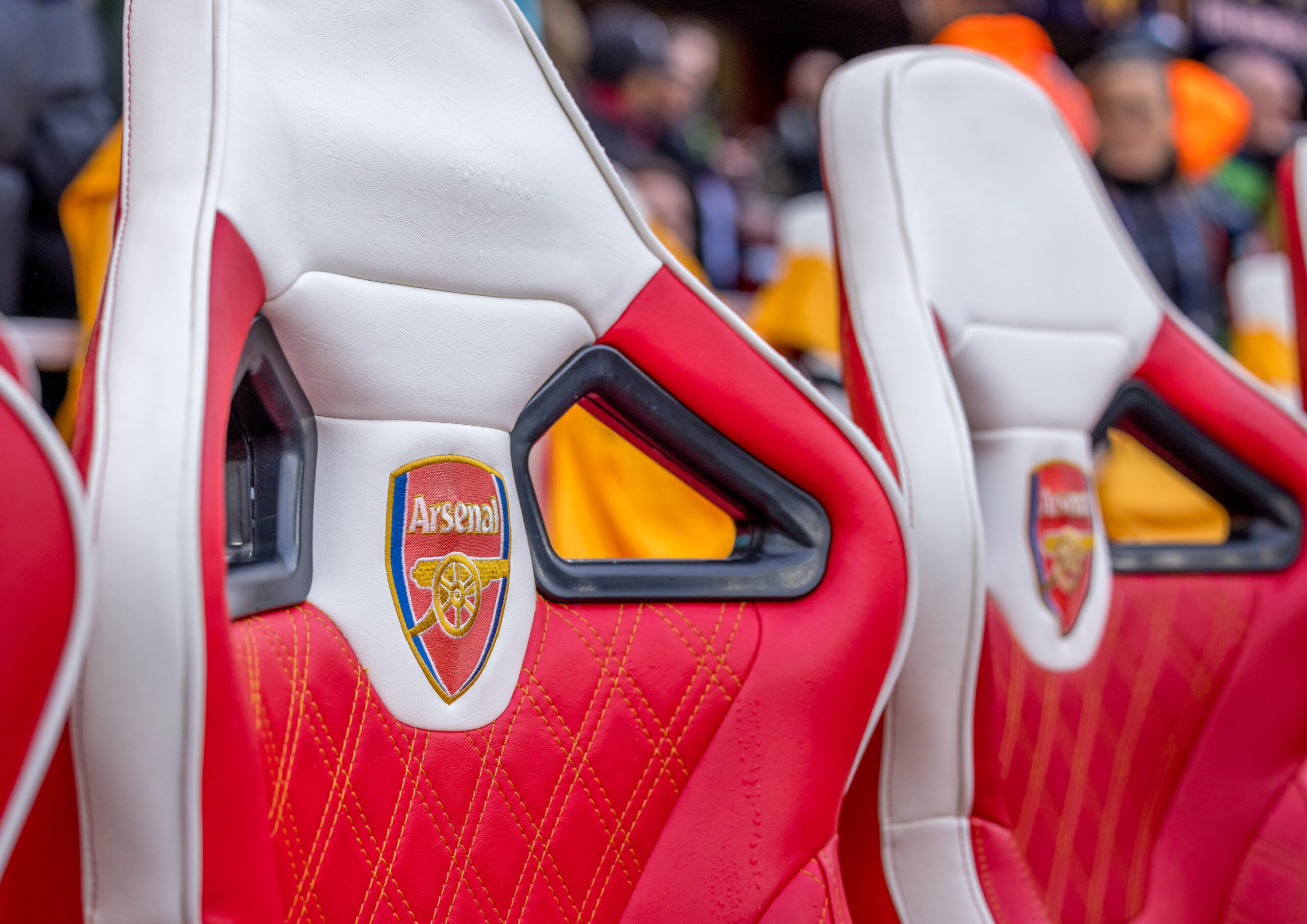 Banca de rezerve a celor de la Arsenal, Stadionul Emirates FOTO: Emil-Sebastian Popescu/SportPulse
