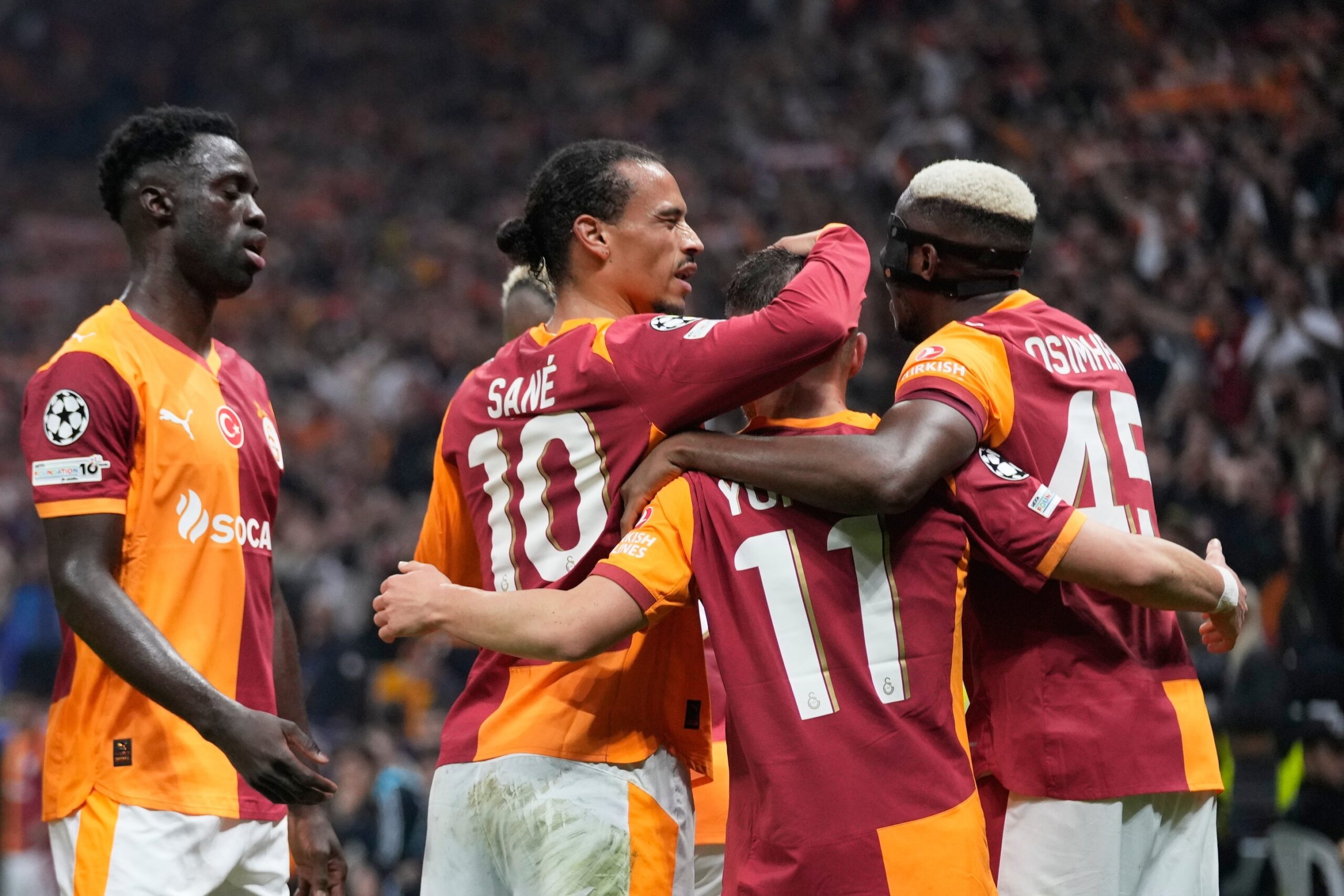 Jucatorii lui Galatasaray celebrand, FOTO:IMAGO