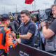 Alvaro Bautista, in timpul interviului dupa podiumul de premiere a cursei de WorldSBK,etapa din Ungaria, Balaton Park Circuit, FOTO/Emil Sebastian Popescu/SportPulse